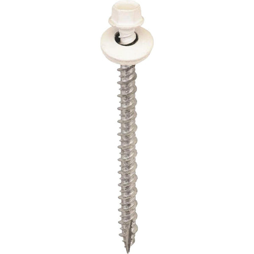 Acorn International 2-1/2 In. Washered White Framing Screw (250 Ct.)