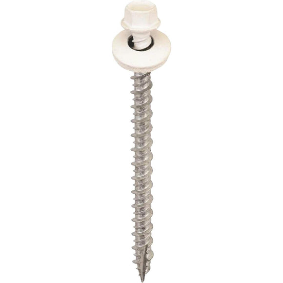 Acorn International 2-1/2 In. Washered White Framing Screw (250 Ct.)