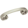 Amerock Swirl'Z 3 In. Nickel 3 In. Cabinet Pull