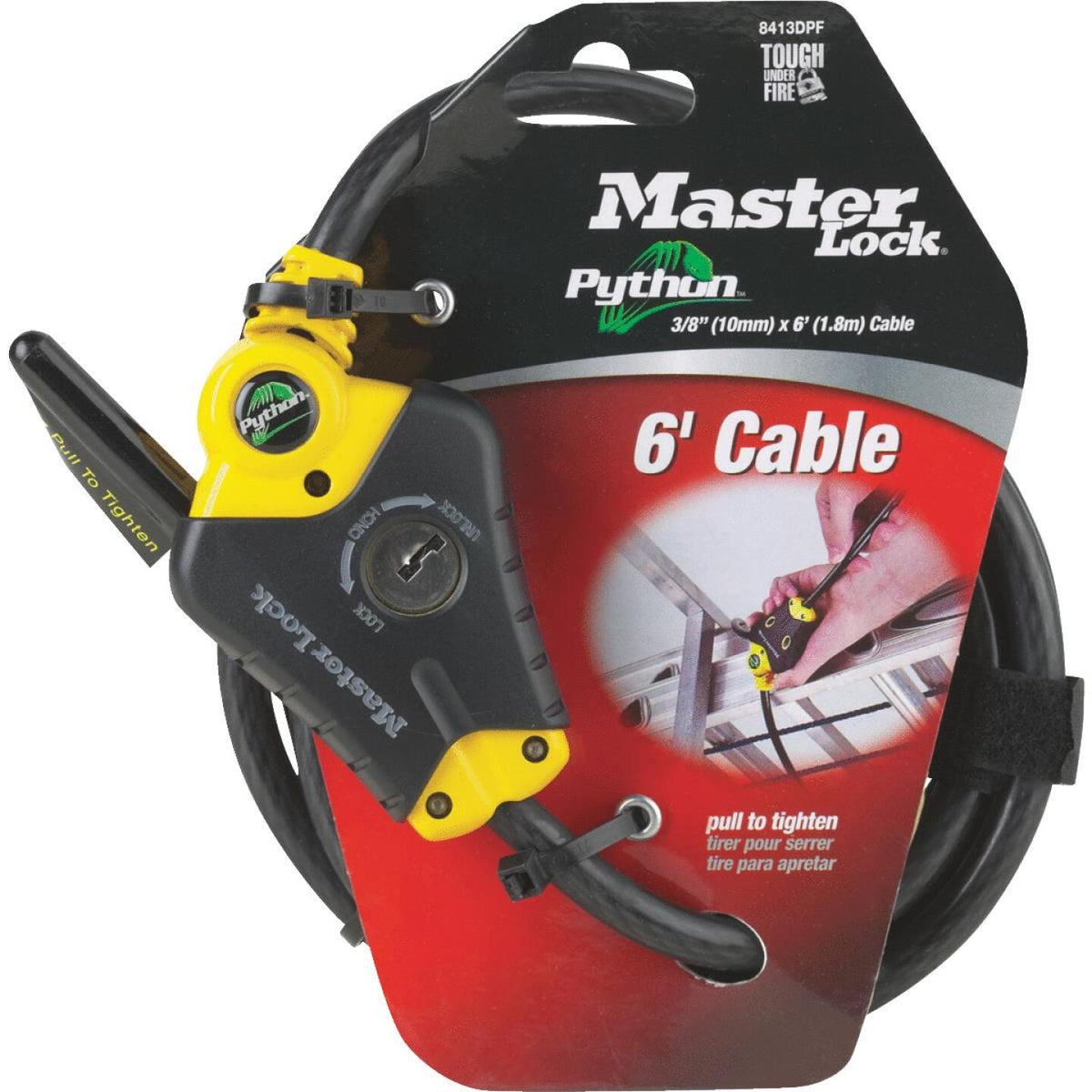 Master Lock Python 6 Ft. x 3/8 In. Adjustable Locking Cable - Pecos, TX ...