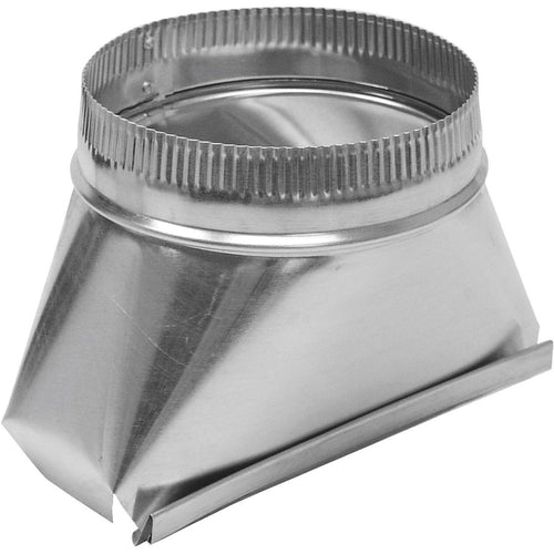 Lambro 7 In. Galvanized Standard Round Transition Boot