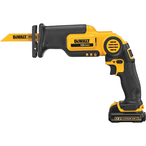 DeWalt 12 Volt MAX Lithium-Ion Pivoting Cordless Reciprocating Saw Kit