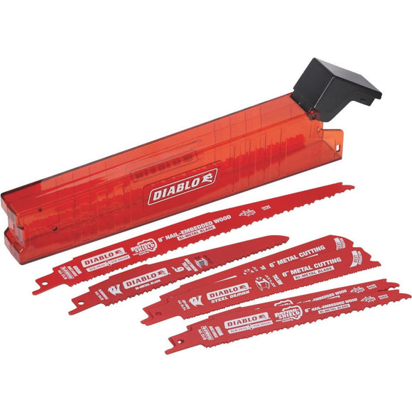 Diablo 6-Piece Demolition Reciprocating Saw Blade Set