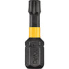 DeWalt FlexTorq 1 In. T15 TORX Insert Impact Screwdriver Bit (2-Pack)