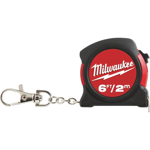 Milwaukee 6 Ft. Key Ring Tape Measure, Bulk