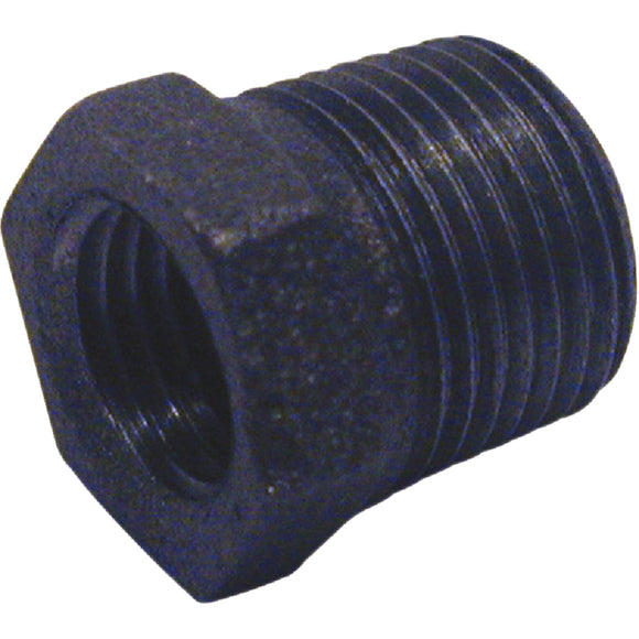 B&K 1-1/4 In. x 3/4 In. Hexagon Black Iron Bushing