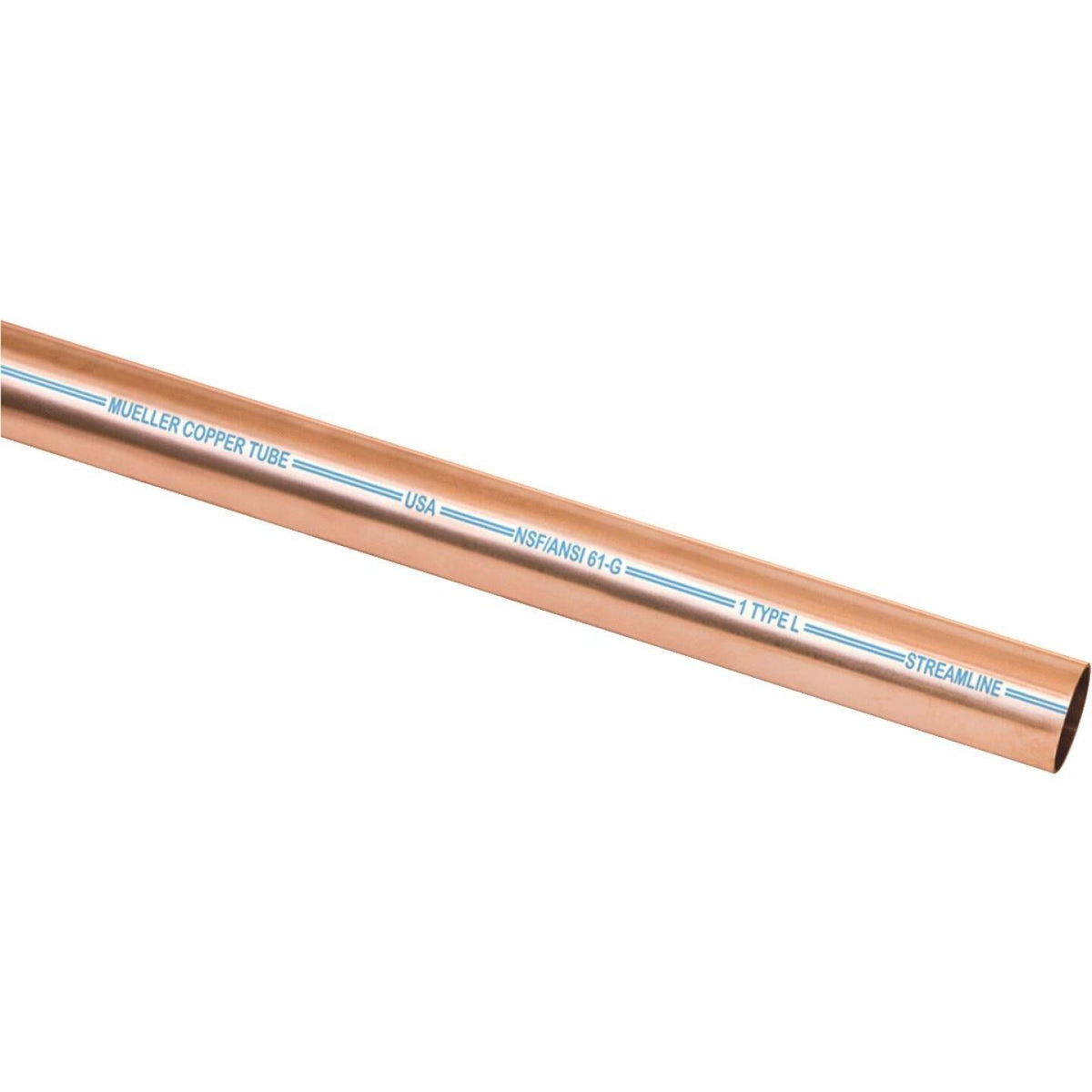 Mueller Streamline 1 In. ID x 10 Ft. Type L Copper Pipe Pecos, TX