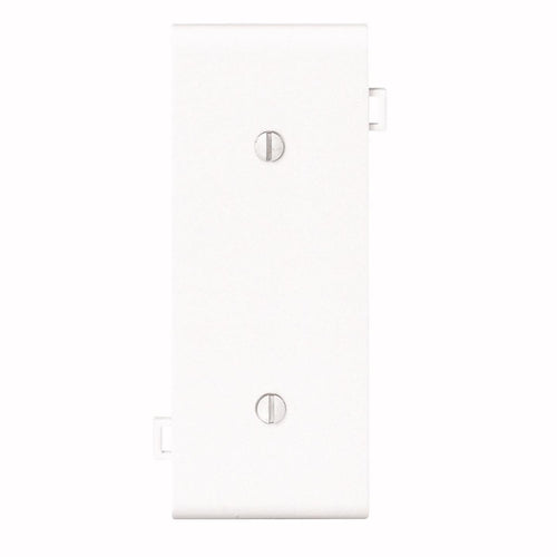 Leviton 1-Gang Standard Center Nylon Blank Wall Plate, White