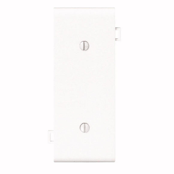 Leviton 1-Gang Standard Center Nylon Blank Wall Plate, White