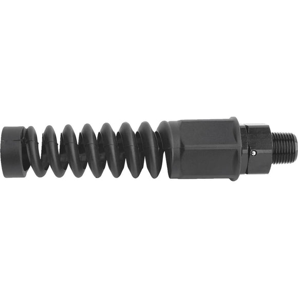 Flexzilla Pro 1/2 In. Barb 3/8 In. MNPT Reusable Air Hose End with Swivel