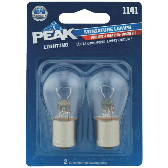 PEAK 1141 12.8V Mini Incandescent Automotive Bulb (2-Pack)