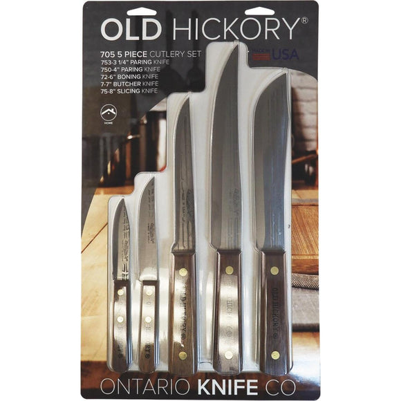 Old Hickory Cutlery Knife Set (5-Piece)