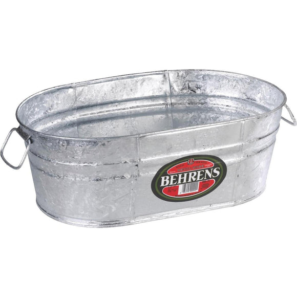 Behrens 9 Qt. Oval Hot-Dipped Utility Tub