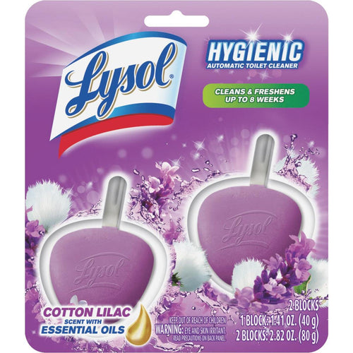 Lysol Cotton Lilac Scent Complete Clean Automatic Toilet Bowl Cleaner (2-Pack)