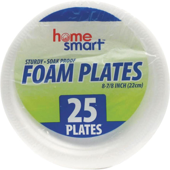 Home Smart 8-7/8 In. Foam Plate (25-Count)