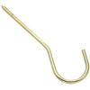 National 6 In. Brass Ceiling Hook