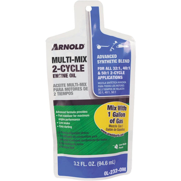 Arnold 3.2 Oz. Synthetic Blend Multi-Mix 2-Cycle Motor Oil