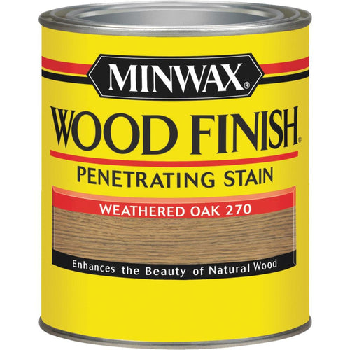 Minwax Wood Finish Penetrating Stain, Weathered Oak, 1 Qt.