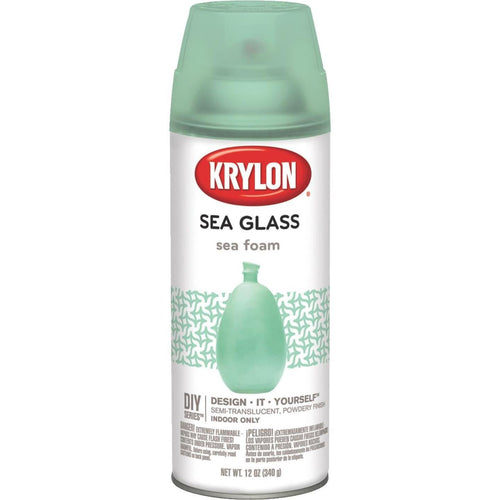 Krylon 12 Oz. Frosted Sea Glass Finish Spray Paint, Sea Foam