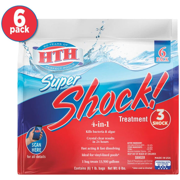 HTH 1 Lb. Super Shock Granule (6-Pack)