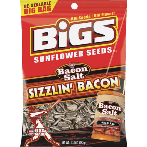 Bigs 5.35 Oz. Sizzlin Bacon Sunflower Seeds