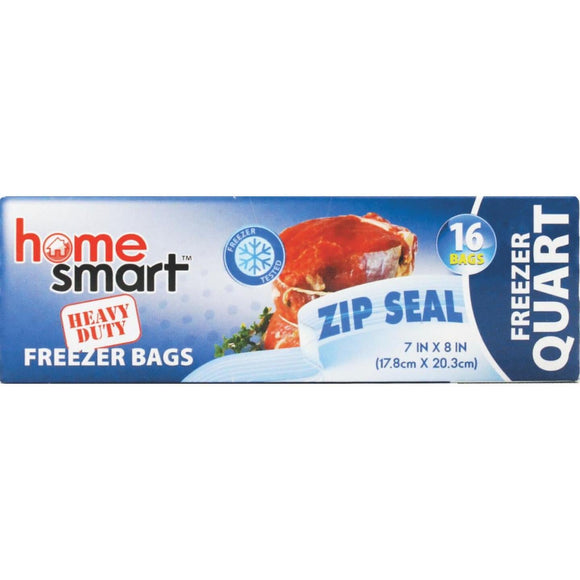 Home Smart Quart Freezer Bags (16-Ct.)