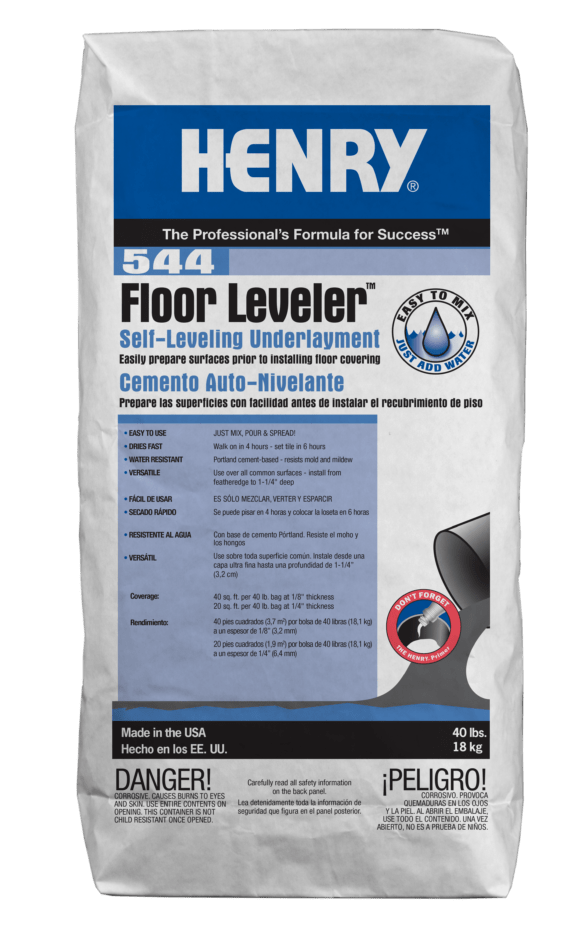 Henry® 544 Floor Leveler™ 40 lbs Gray
