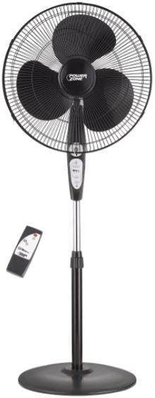 PowerZone Stand Fan With Remote Control