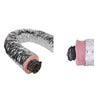 LL Bldg Prods F6IFD8X300 Master Flow Brand Insulated Flexible Duct, R6 Silver Jacket ~ 8
