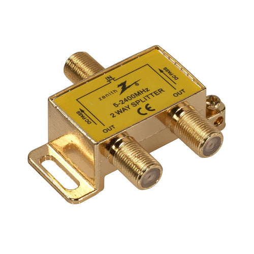 Zenith 2 Way Coax Splitter | VS3001SP2W