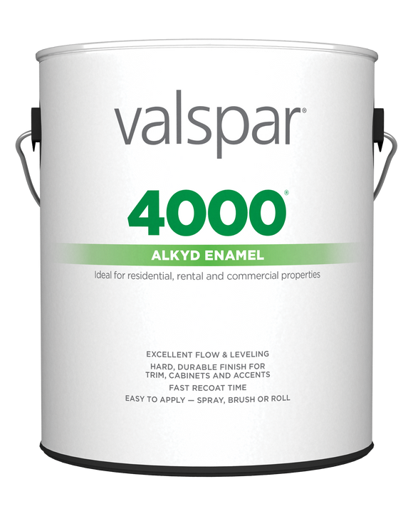 Valspar® 4000™ Alkyd Enamel 1 Quart Aluminum Enamel (1 Quart, Aluminum Enamel)