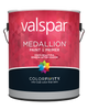 Valspar Medallion® Exterior Paint & Primer 1 Quart Semi Gloss White (1 quart, Semi Gloss White)