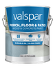 Valspar® Oil Porch, Floor & Patio Paint 1 Gallon Light Gray (1 Gallon, Light Gray)