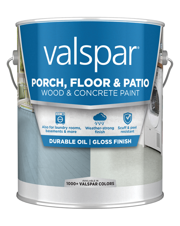 Valspar® Oil Porch, Floor & Patio Paint 1 Gallon Light Gray (1 Gallon, Light Gray)