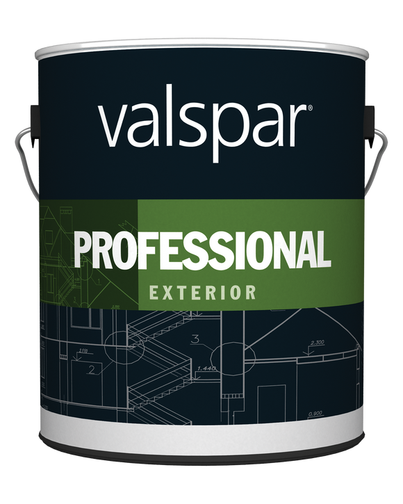 Valspar® Professional Exterior Paint 1 Gallon Semi-Gloss Hi-Hide White (1 Gallon, Semi-Gloss Hi-Hide White)