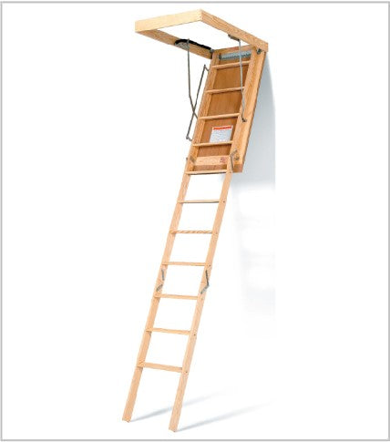 Marwin Fire Retardant Attic Ladder, 25.5 x 54 in. x 10 ft.