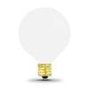 Feit Electric 25-Watt G16 1/2 White Decorative Incandescent