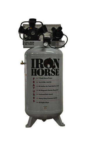 Wood Industries Iron Horse IHD7180V1 Vertical Air Compressor