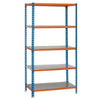 Simonrack Kit Simonclick Plus 5 Shelf Kit Blue - Orange - Galvanized