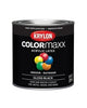 Krylon COLORmaxx paint Black (Black Satin, 8 Oz)