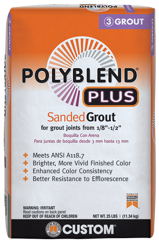 Custom Building Products Polyblend®Plus Sanded Grout