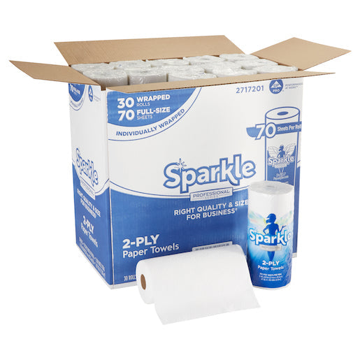 Georgia Pacific Sparkle Professional Series® 2-Ply Perforated Paper Towel Rolls By Gp Pro (Georgia-Pacific), 30 Rolls Per Case