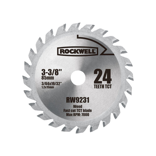 Rockwell Versacut 3-3/8″ 24T Carbide-Tipped Blade