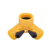 Landscapers Select Y-Connector, Female and Male, Plastic, Yellow