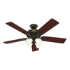 Hunter Fan Studio Series With 4 Light 52 Inch 52 Inch Ceiling Fan with Light Kit