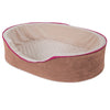 Petmate Aspen Pet Plush/Suede Oval Lounger